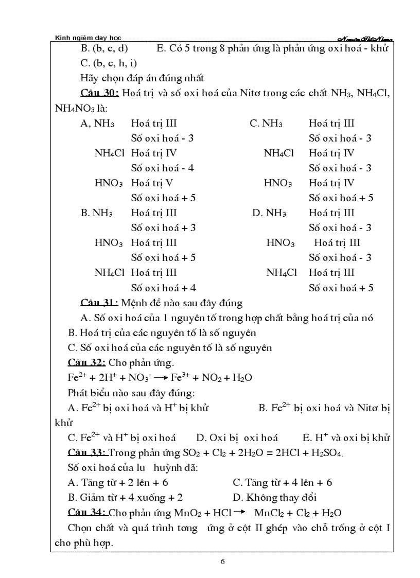 Sang kiến Kinh nghiệm