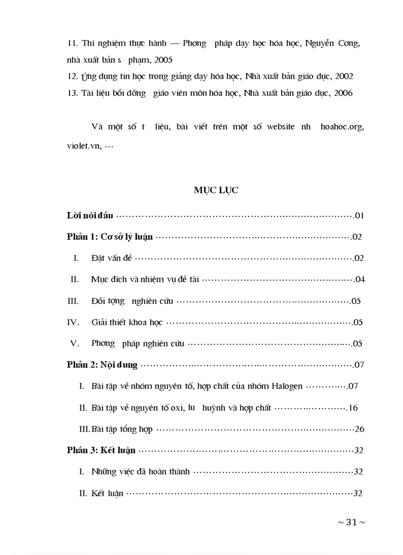 image for page SKKN Xây dựng và thiết kế bài tập thực nghiệm ứng trong chương halogen và oxi huỳnh