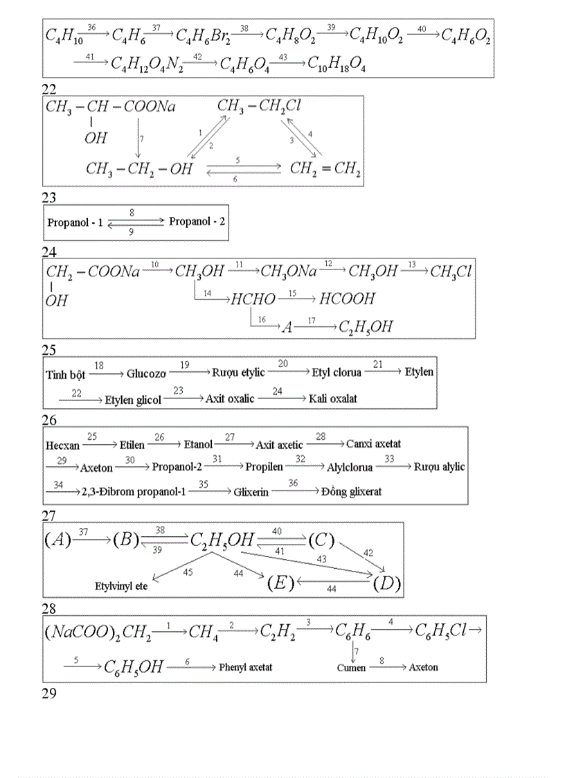 image for page SƠ ĐỒ CHUỖI PHẢN ỨNG HỮU CƠ phân2