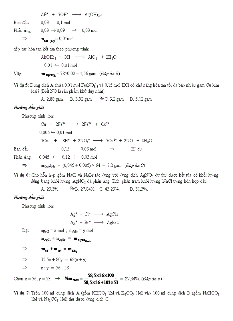 image for page Sử dụng phương trình ion