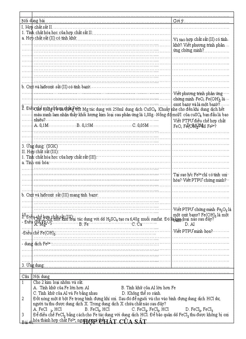 image for page Tài lệu giảng dạy hóa 12 nc học kì II