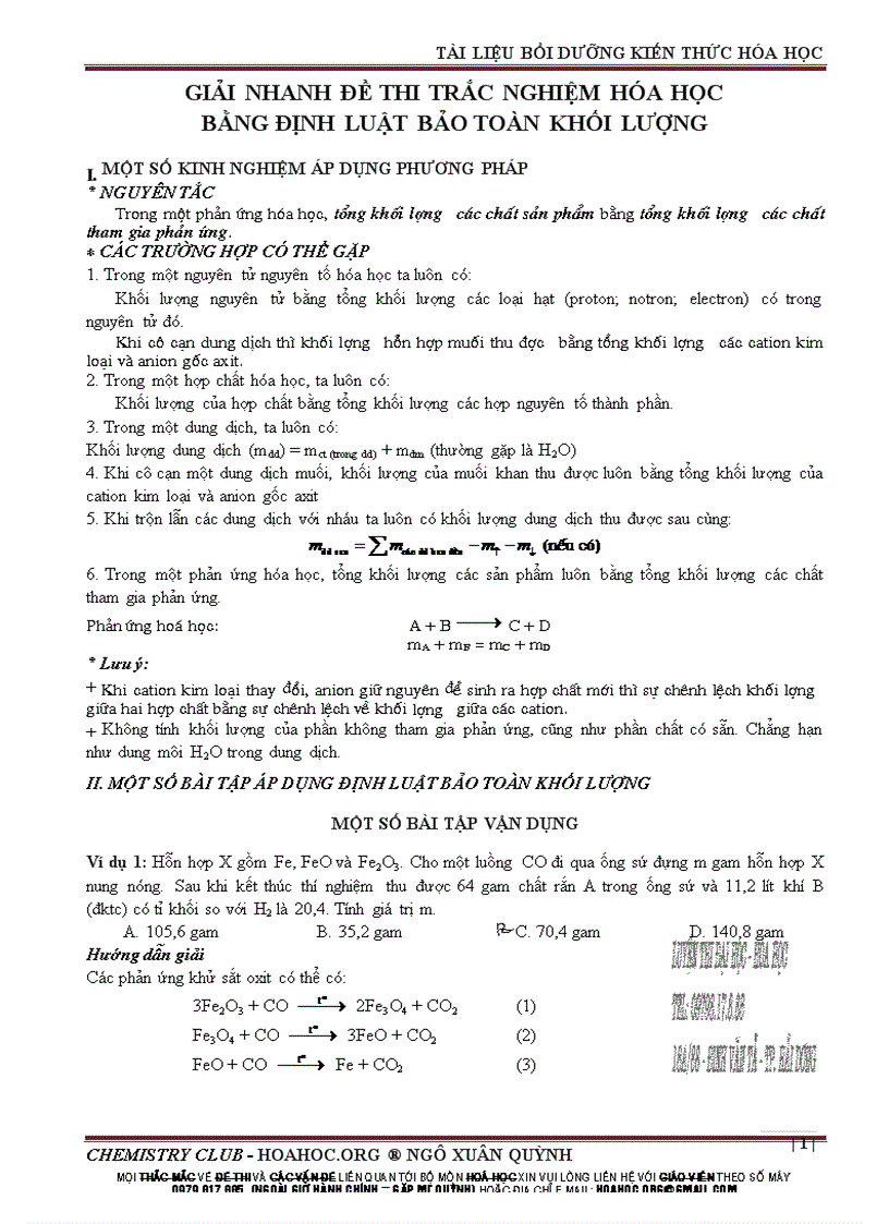 image for page Tai lieu 01 phuong phap bao toan khoi luong