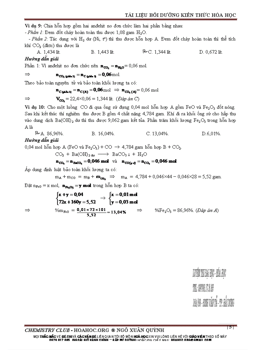 image for page Tai lieu 1 phuong phap bao toan khoi luong