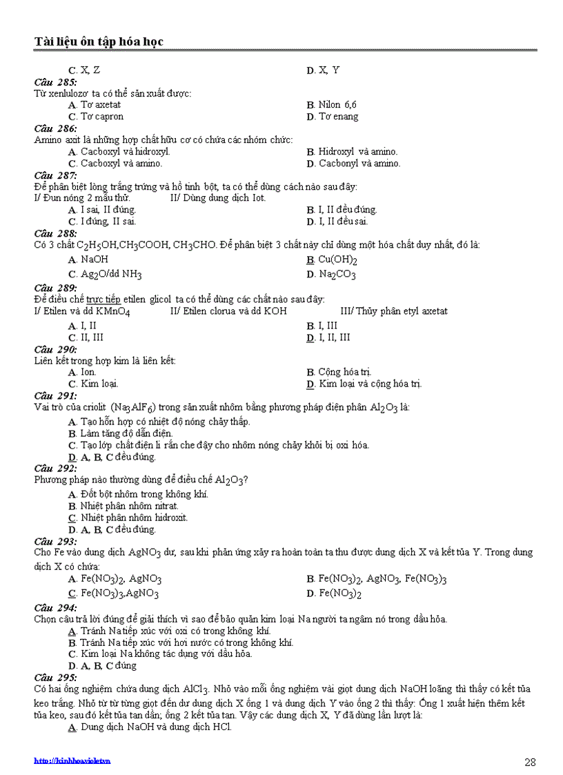 image for page Tài liệu ôn tập hóa học