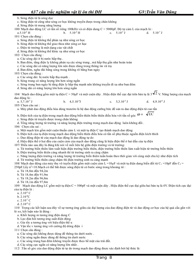 image for page Tài Liệu Ôn Thi ĐH Hay Nhất Hiện Nay