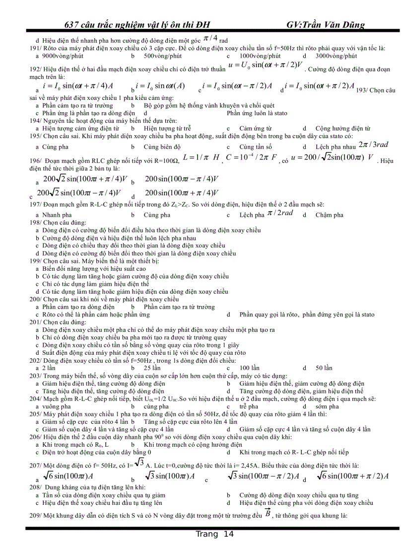 image for page Tài Liệu Ôn Thi ĐH Hay Nhất Hiện Nay