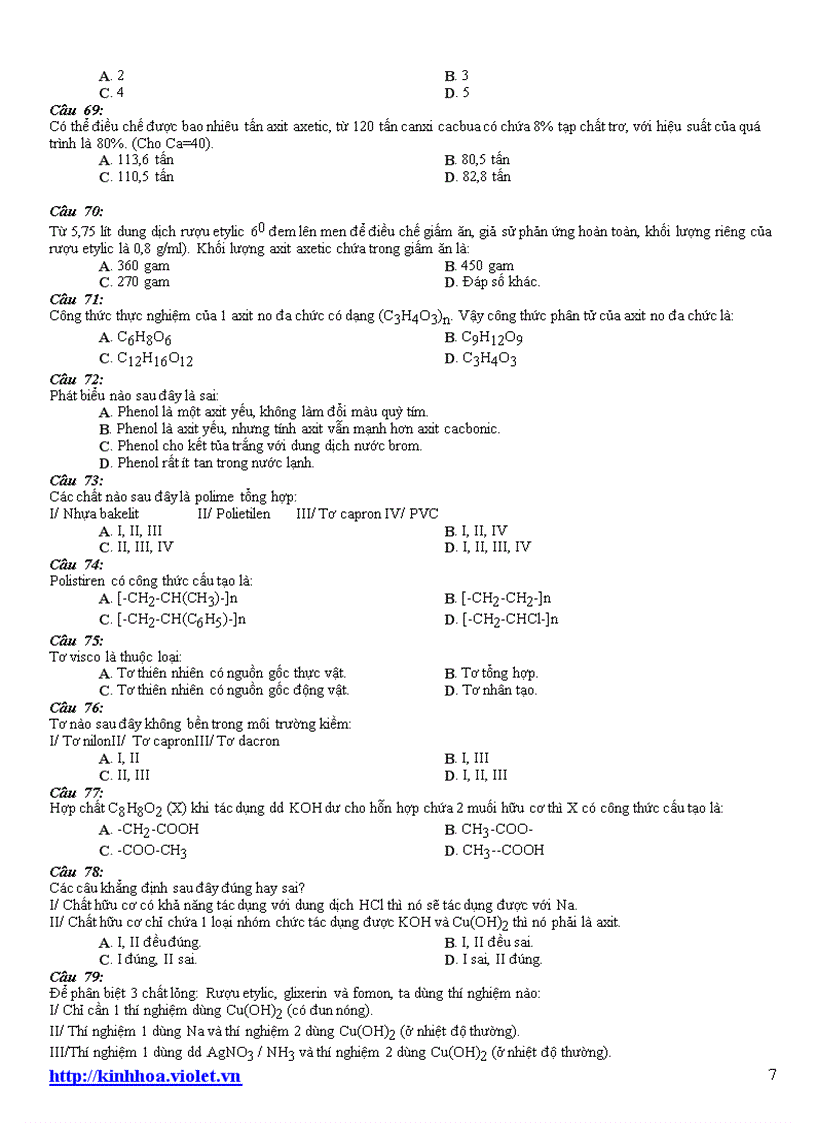 image for page Tài liệu ôn thi ĐH môn hóa