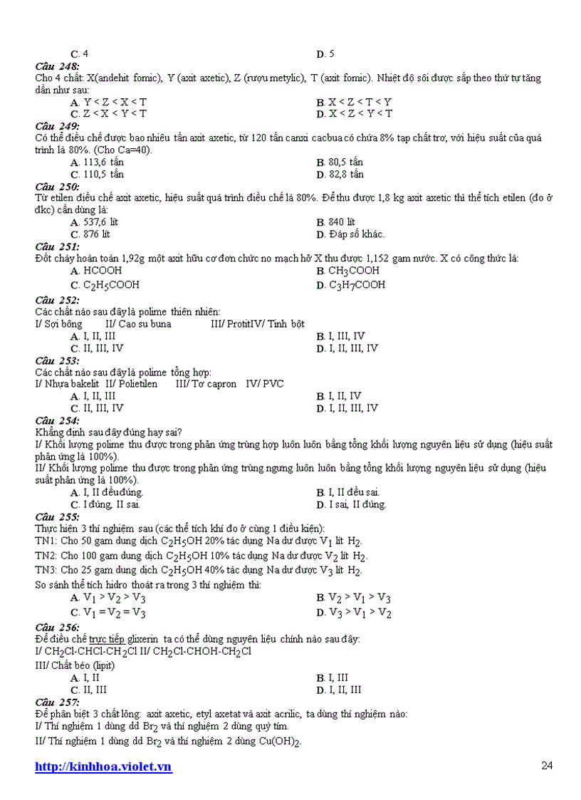image for page Tài liệu ôn thi ĐH môn hóa
