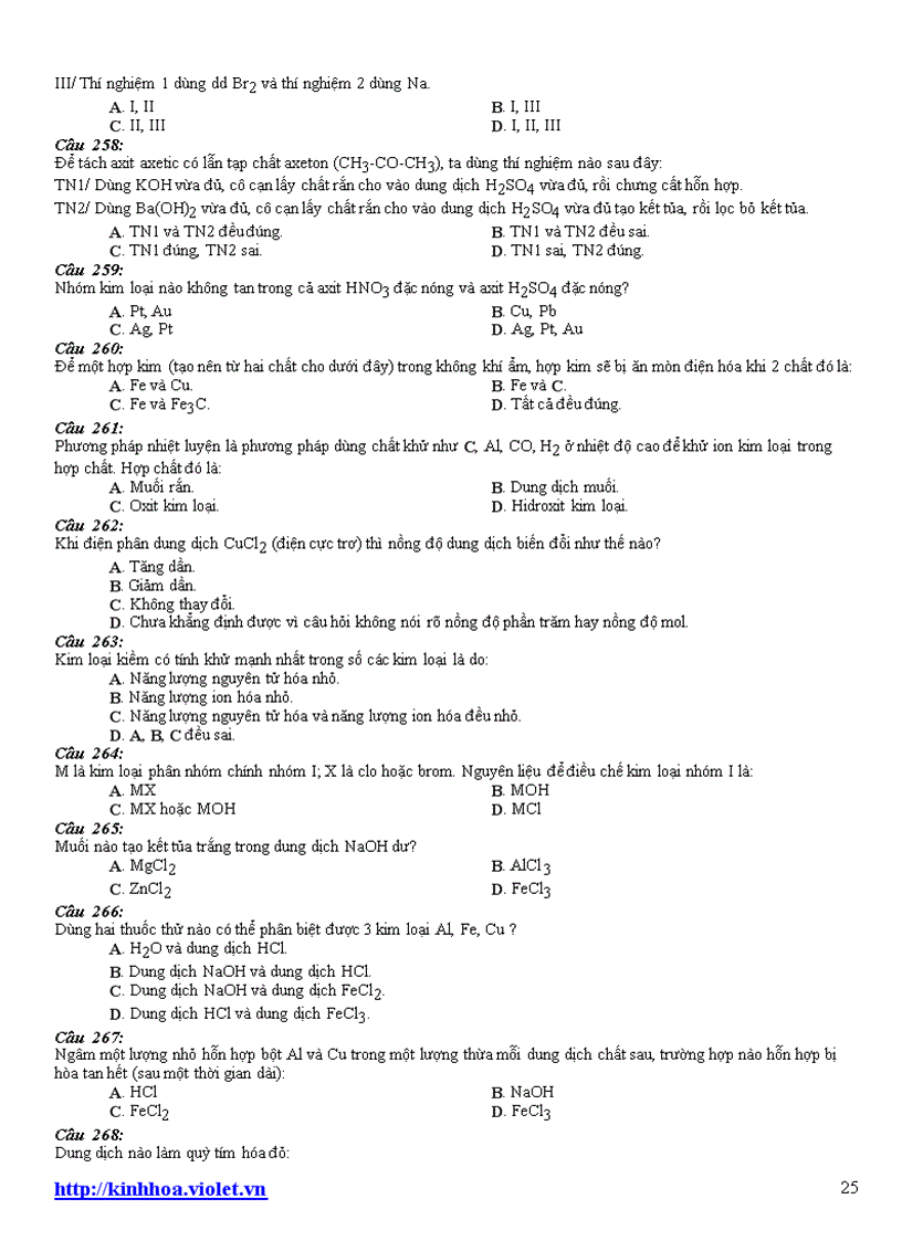 image for page Tài liệu ôn thi ĐH môn hóa