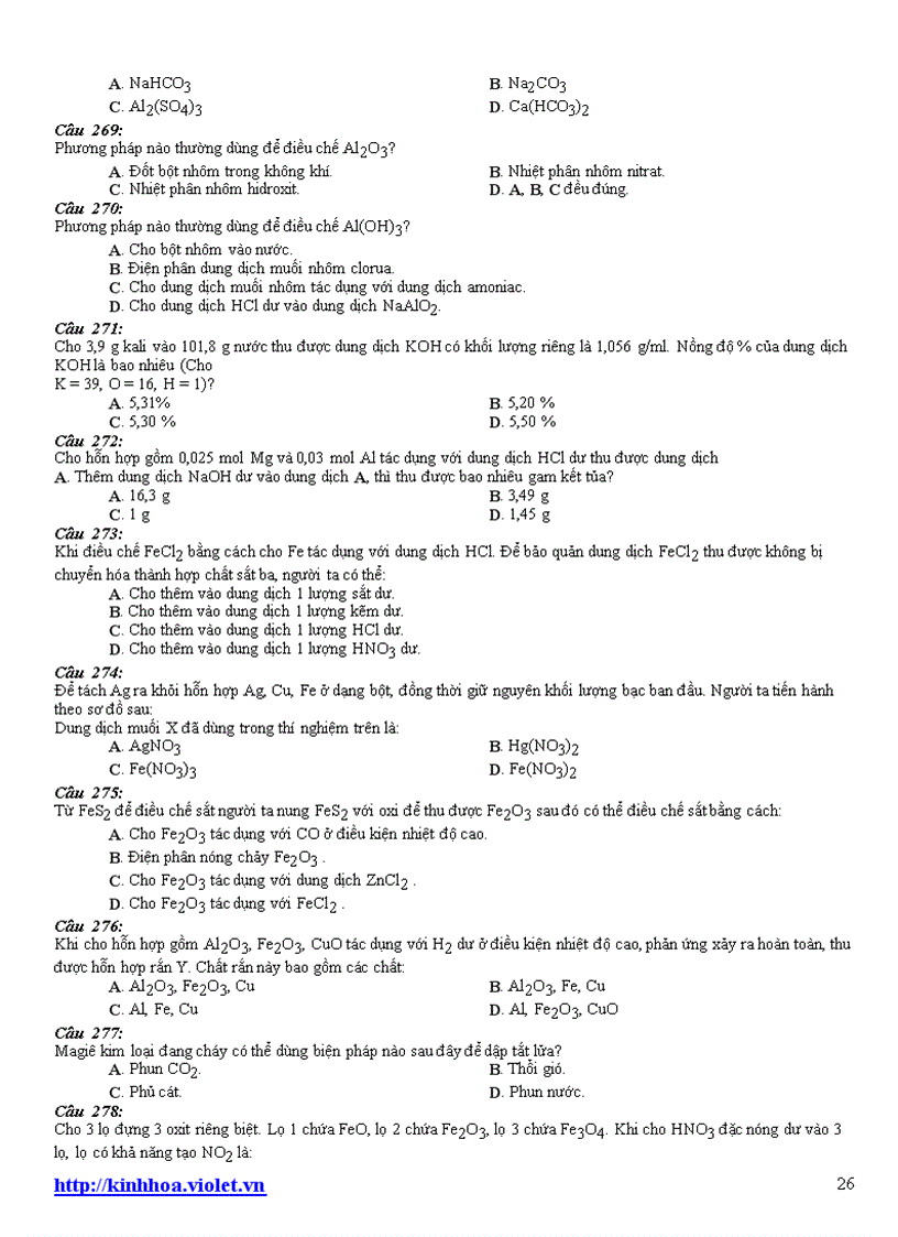 image for page Tài liệu ôn thi ĐH môn hóa