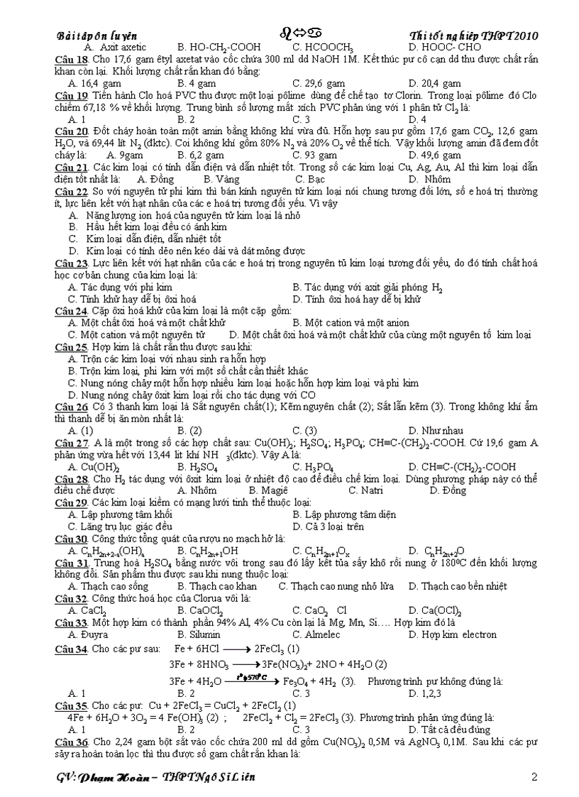 image for page Tài liệu ôn thi ĐH TN