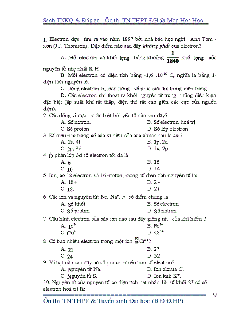 image for page Tai lieu on thi TNPT hay