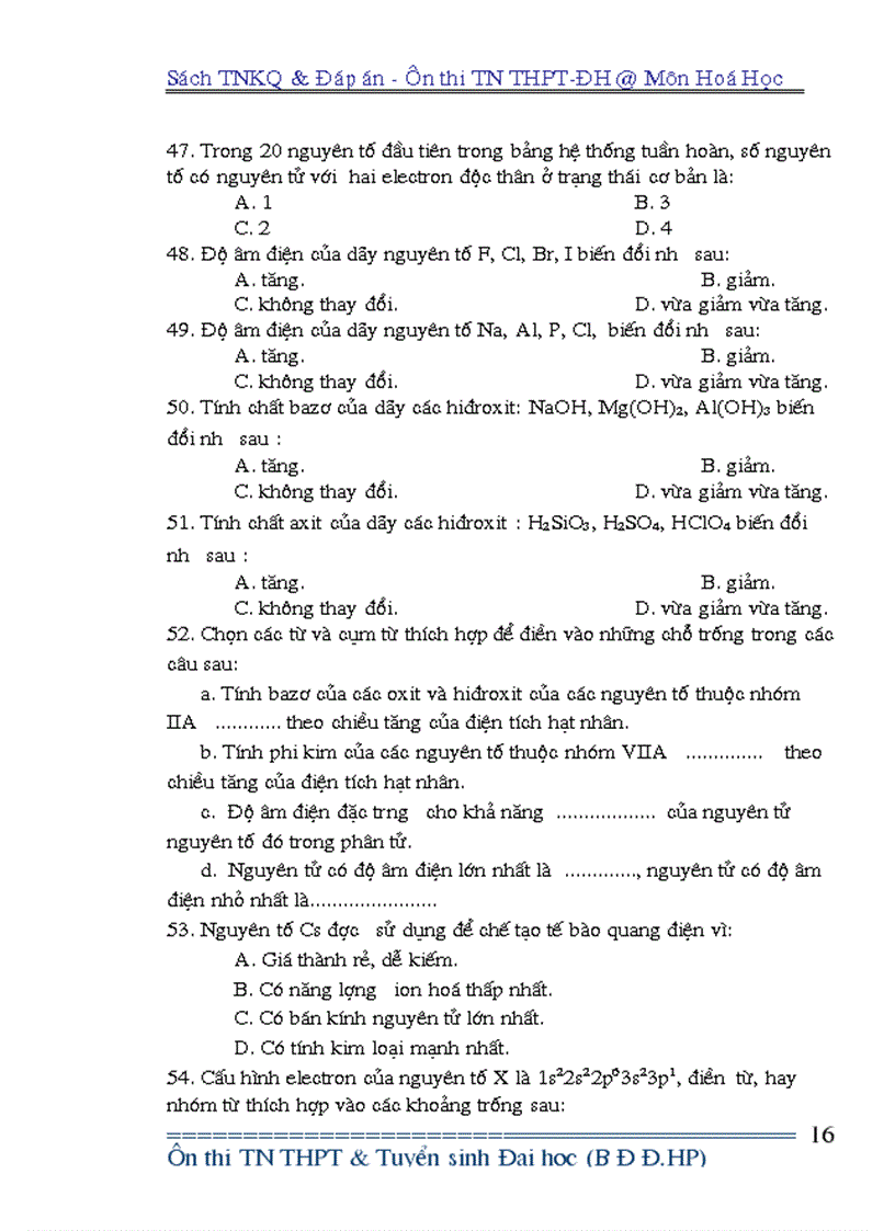 image for page Tai lieu on thi TNPT hay