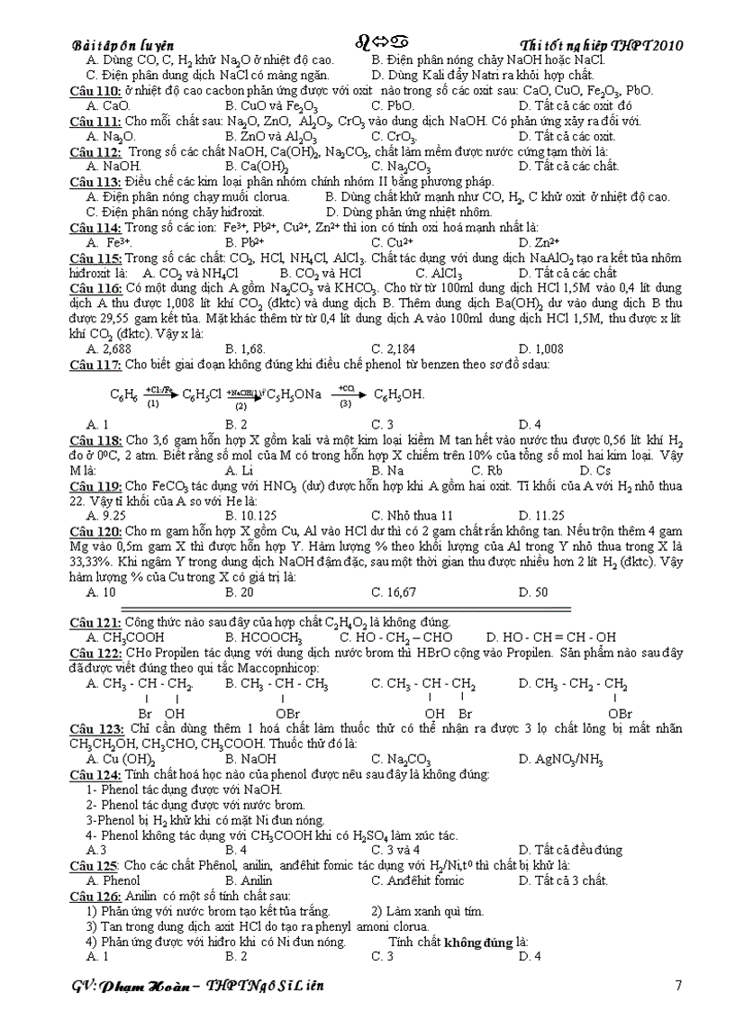 image for page Tài liệu ôn thi TN rất hay 1