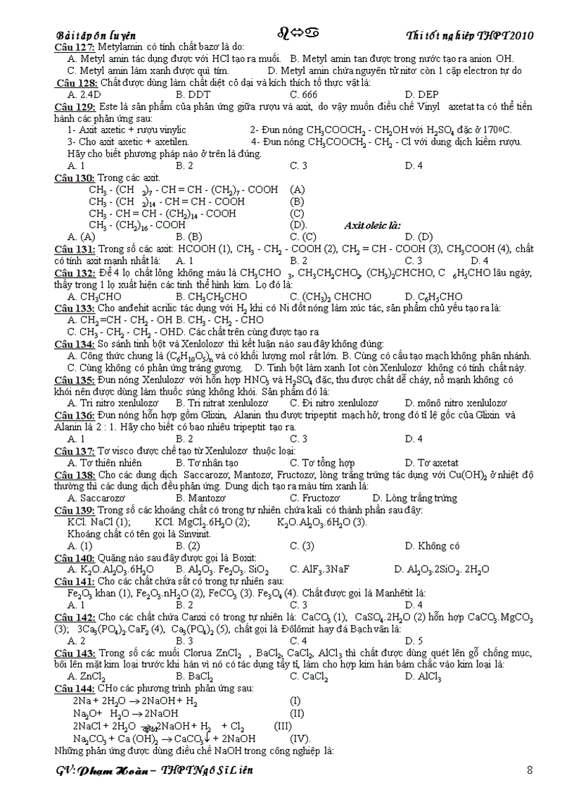 image for page Tài liệu ôn thi TN rất hay 1