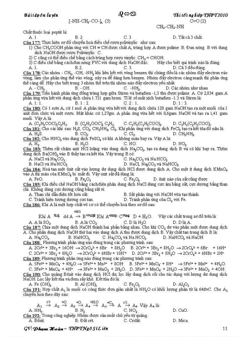 image for page Tài liệu ôn thi TN rất hay 1