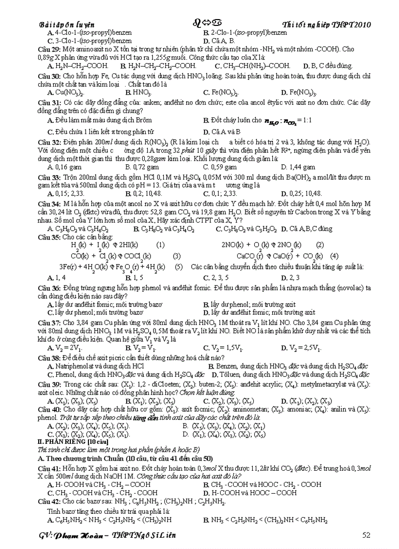 image for page Tài liệu ôn thi TN rất hay 1