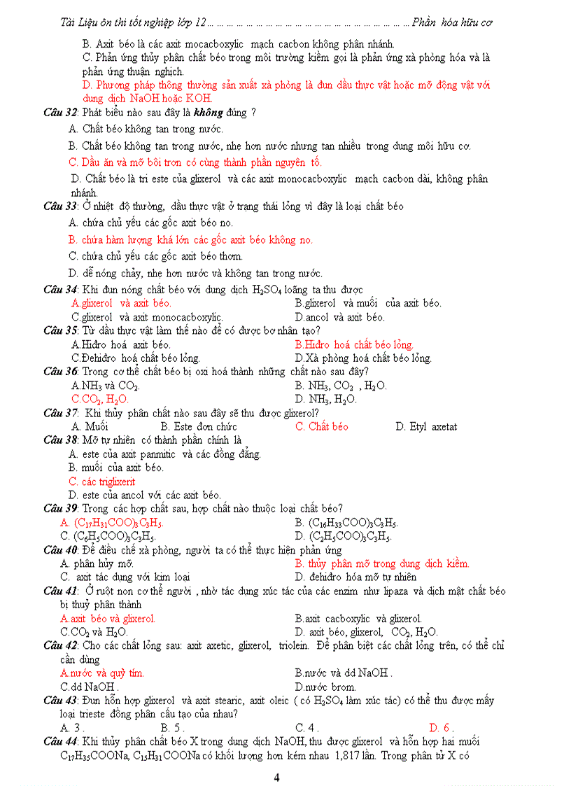 image for page Tài liệu ôn thi tốt nghiệp lớp 12