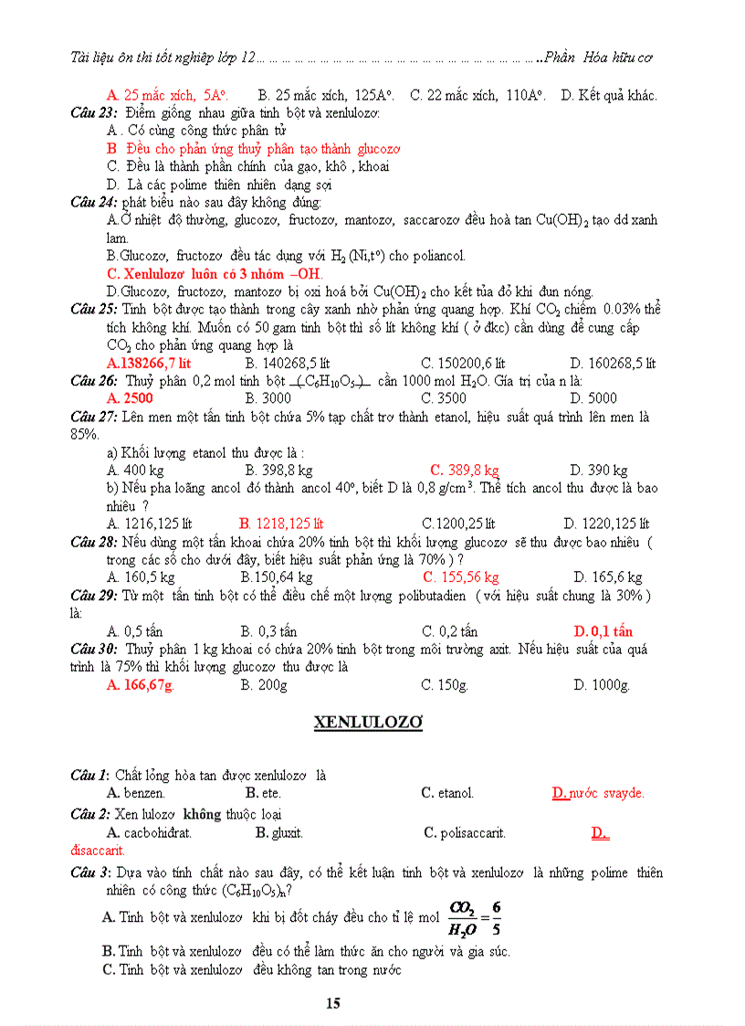 image for page Tài liệu ôn thi tốt nghiệp lớp 12