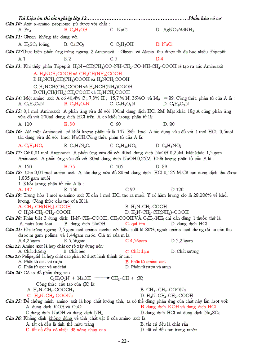 image for page Tài liệu ôn thi tốt nghiệp lớp 12