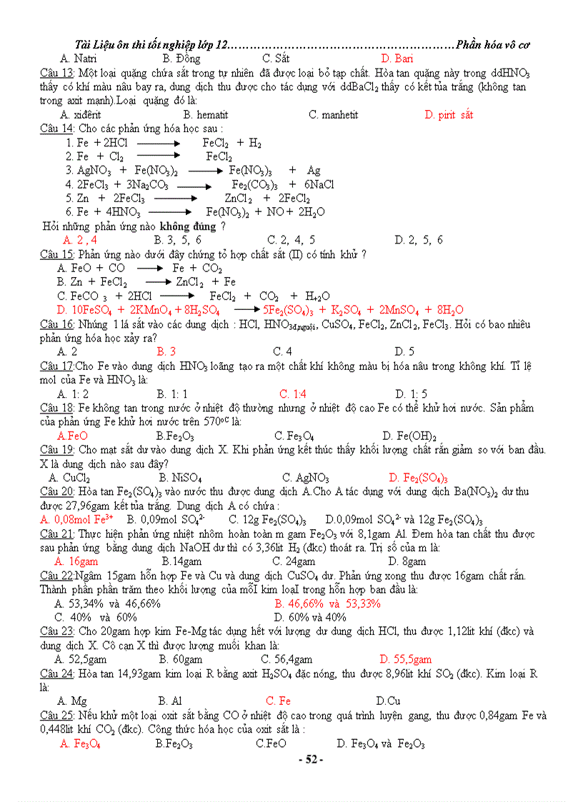 image for page Tài liệu ôn thi tốt nghiệp lớp 12