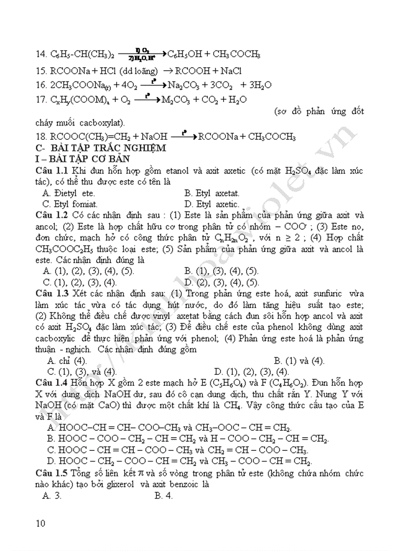 image for page Tài liệu ôn thi tốt nghiệp và ĐH