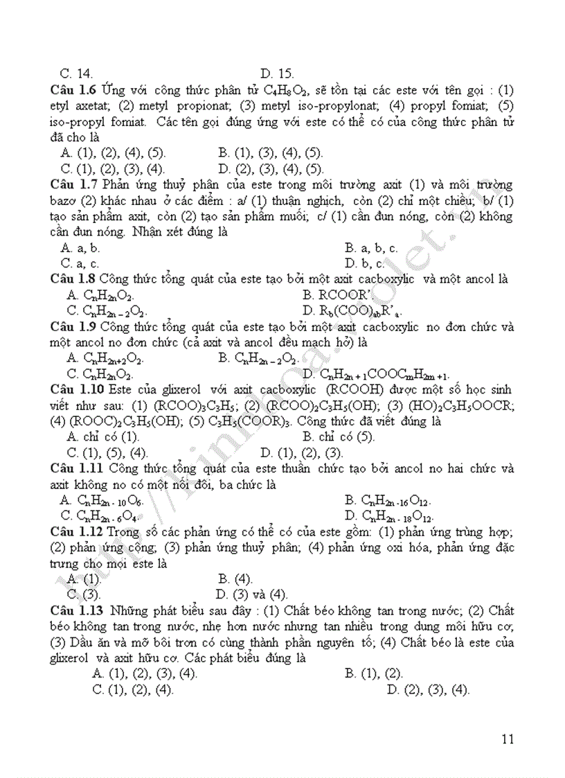 image for page Tài liệu ôn thi tốt nghiệp và ĐH