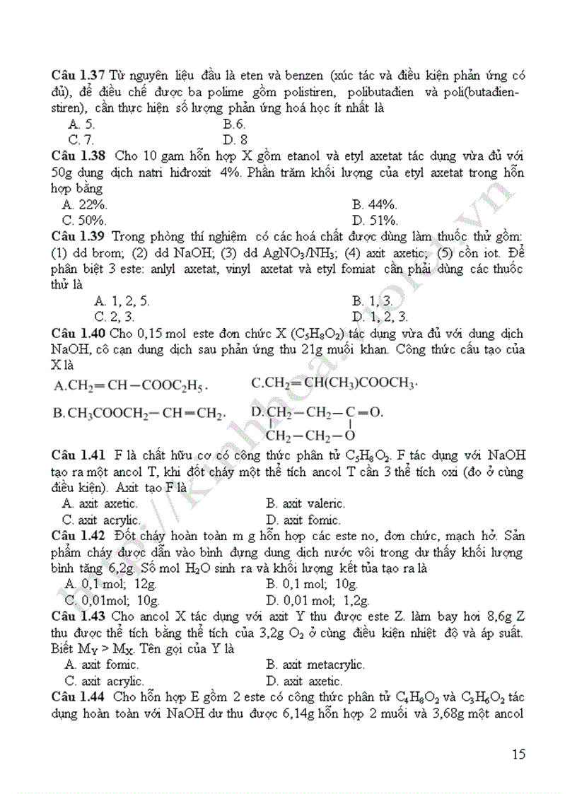 image for page Tài liệu ôn thi tốt nghiệp và ĐH