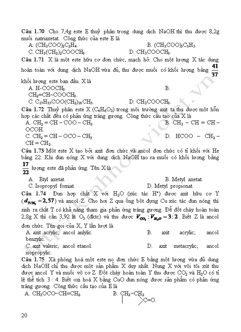 image for page Tài liệu ôn thi tốt nghiệp và ĐH