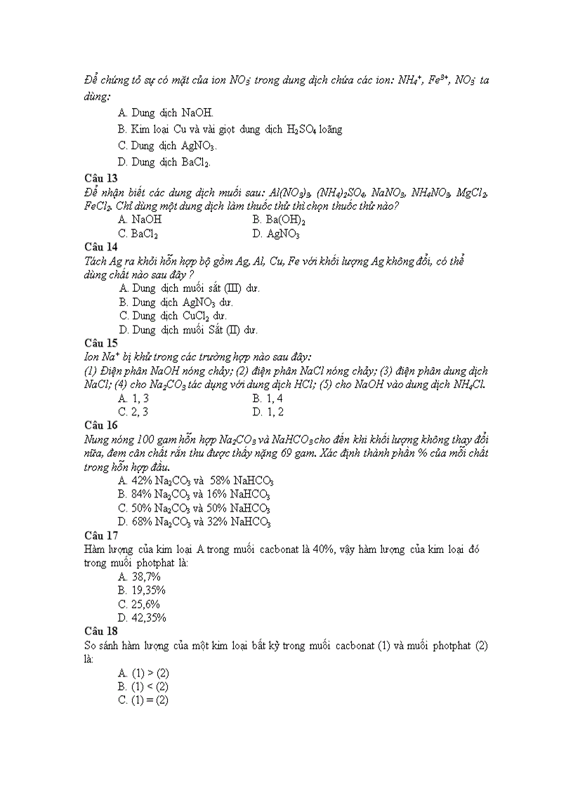 image for page Thi thử ĐH Hóa Học 02