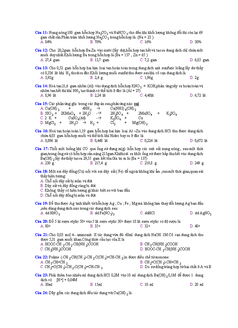 image for page Thi thử ĐH Hóa Học 10