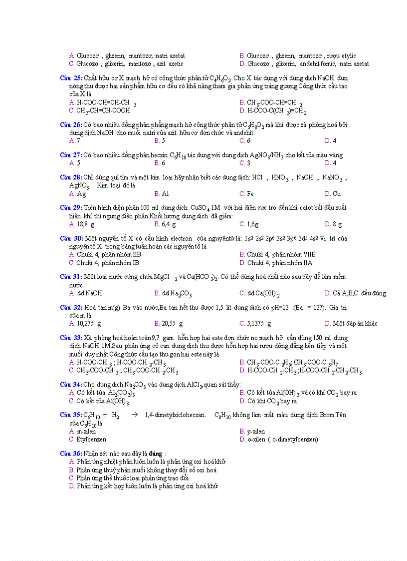 image for page Thi thử ĐH Hóa Học 10