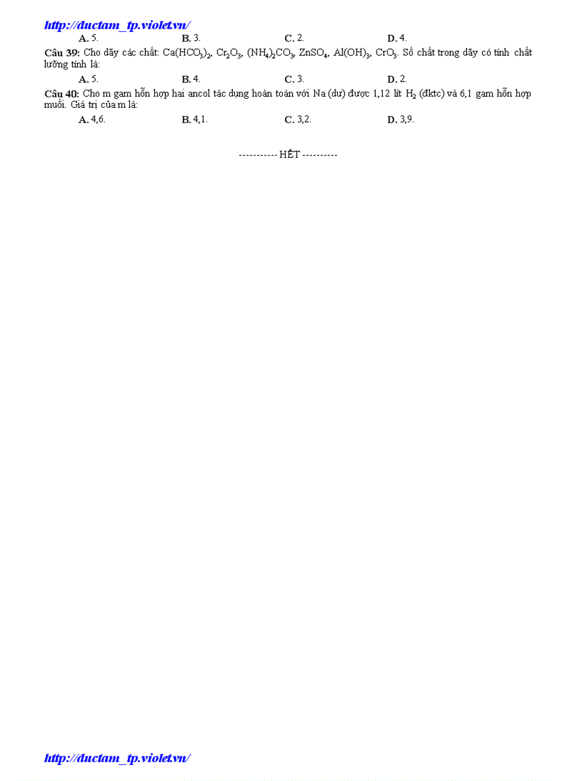 image for page Thi Thử TN Hóa 2010 số 12