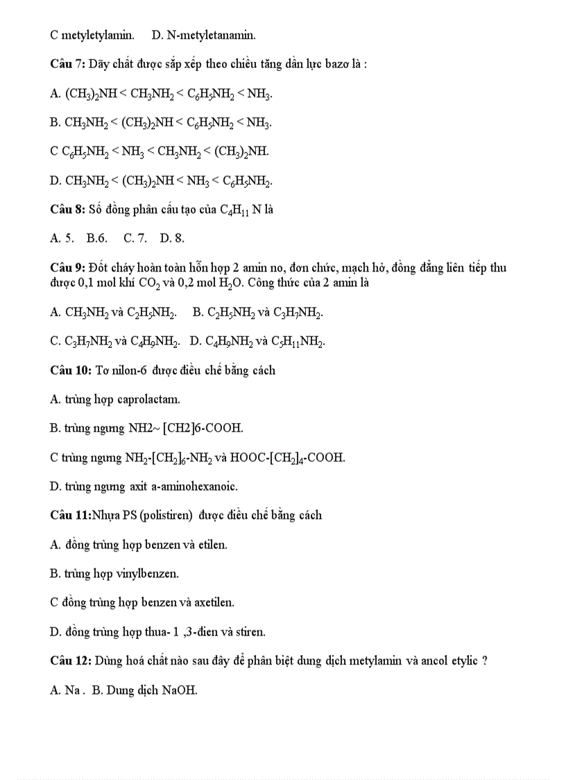 image for page Thi Thử TN Hóa 2010 số 16