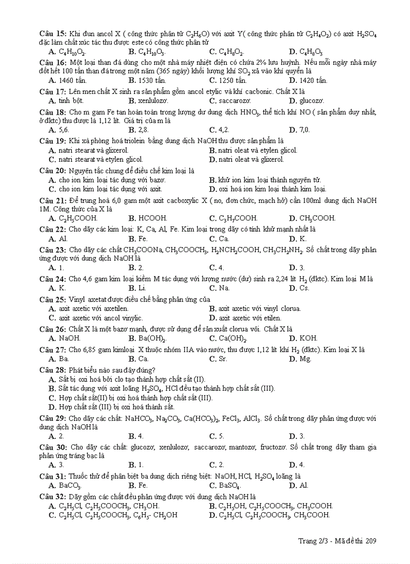 image for page Thi thử tốt nghiệp 8 mã đề có đáp án