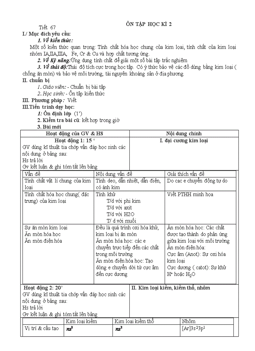 Tiet on cuối năm hóa 12CB