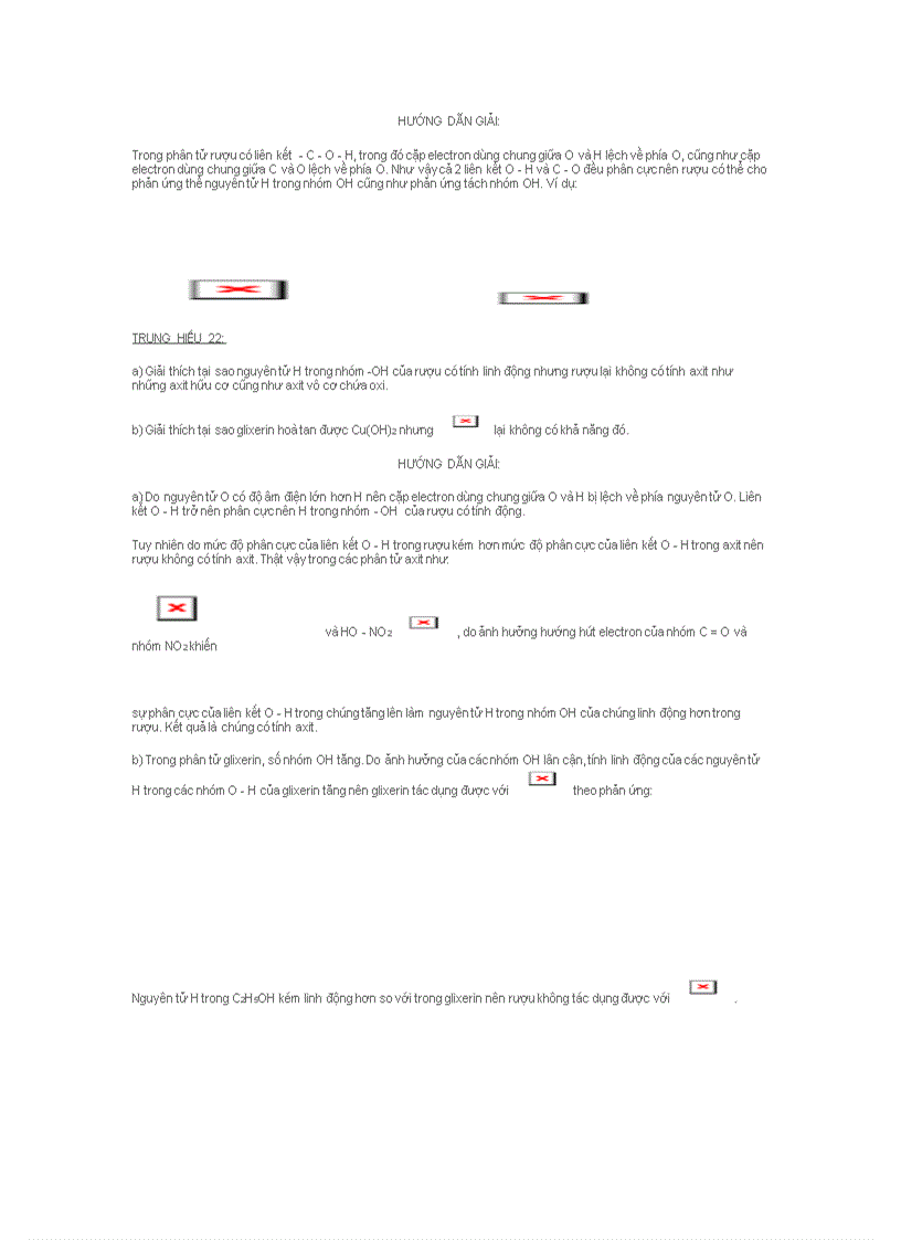 image for page Tính chất vật lý của hợp chất hữu cơ