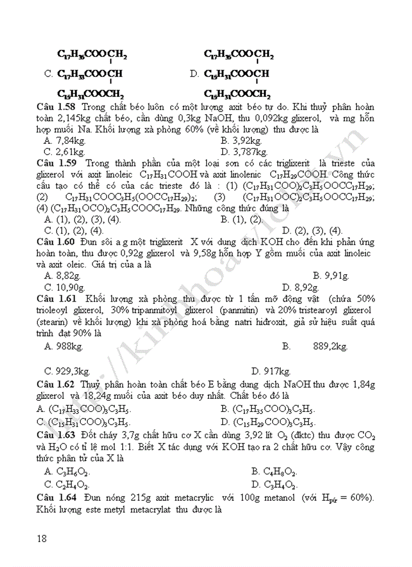 image for page TL ôn thi TN ĐH hoá theo từng chủ đề Hay