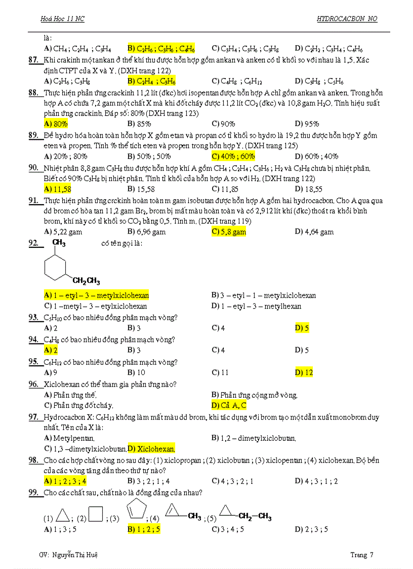 image for page Tong hop BT hidrocacbon no co DA