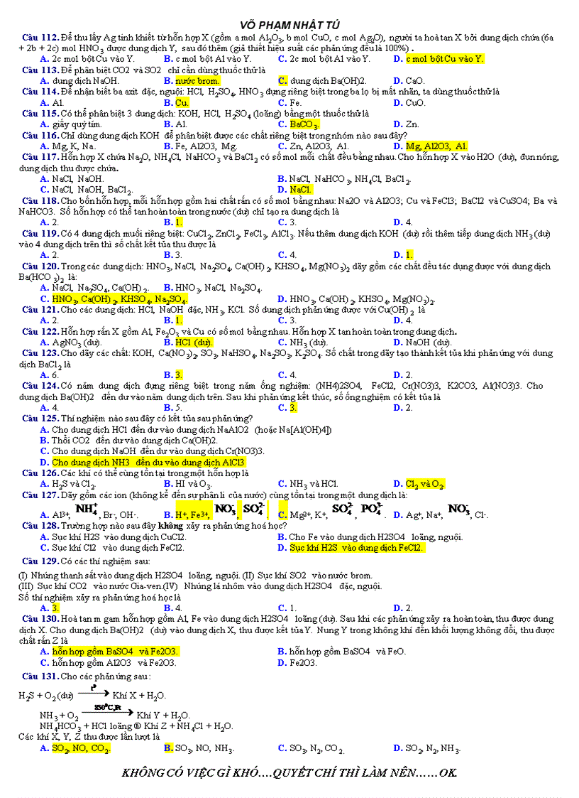 image for page Tổng hợp các dạng toán trong đề thi ĐH 2006 2009