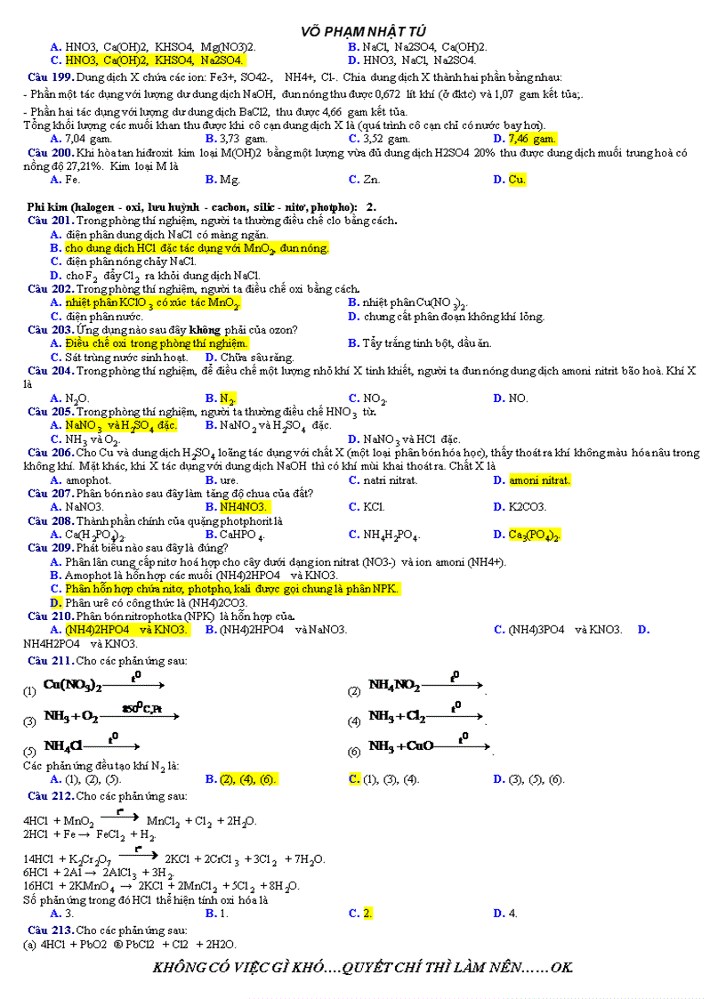 image for page Tổng hợp các dạng toán trong đề thi ĐH 2006 2009