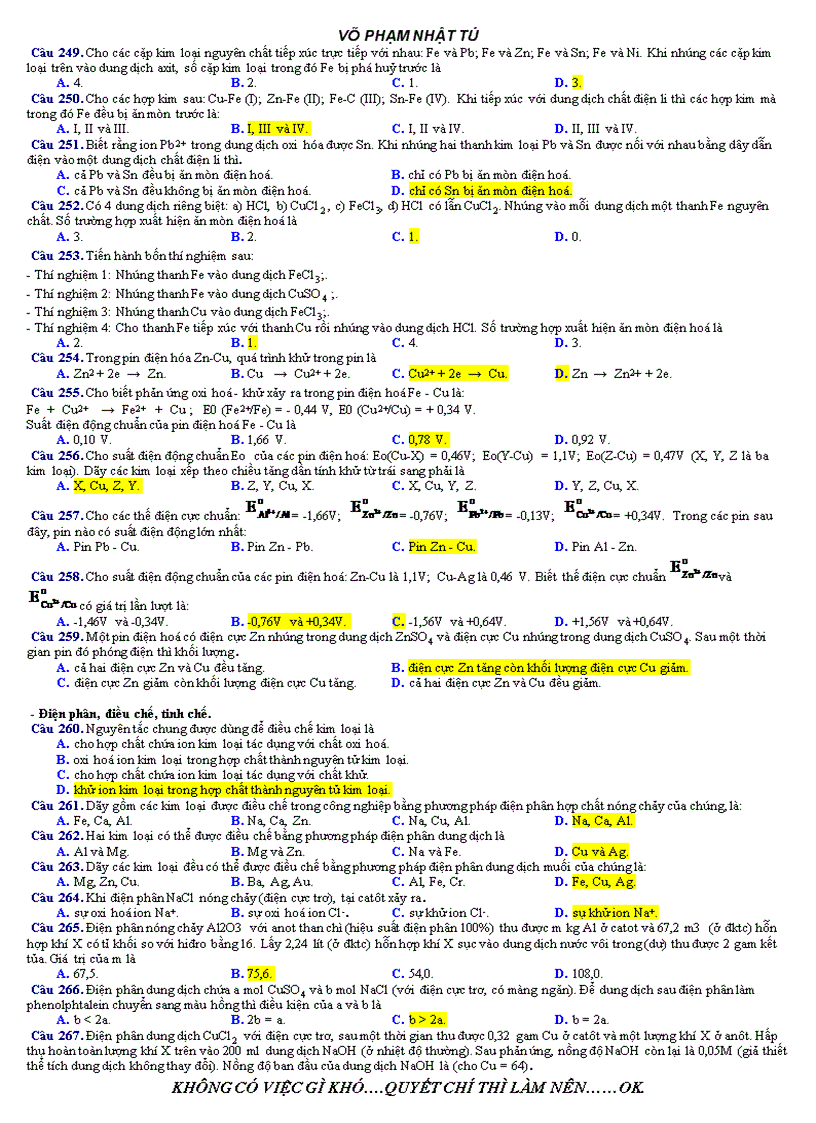 image for page Tổng hợp các dạng toán trong đề thi ĐH 2006 2009