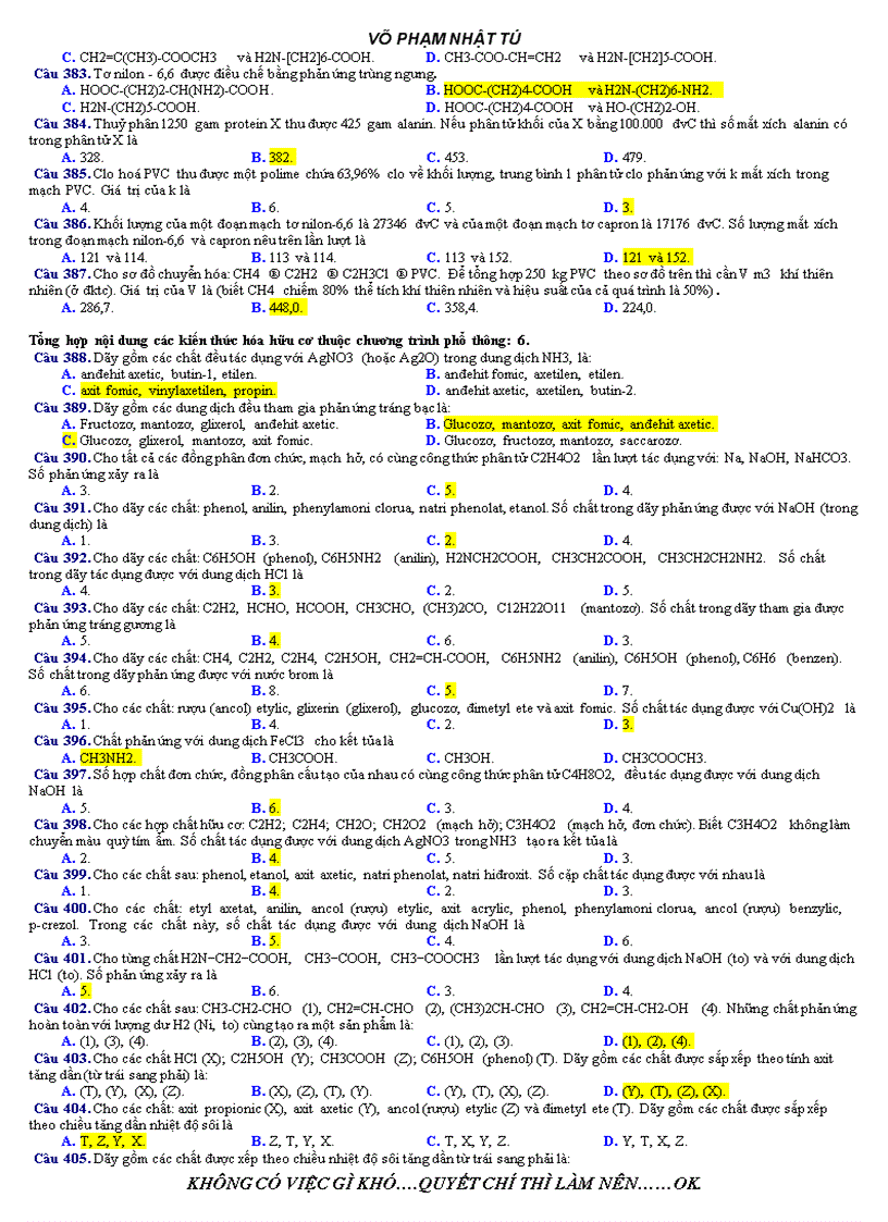 image for page Tổng hợp các dạng toán trong đề thi ĐH 2006 2009