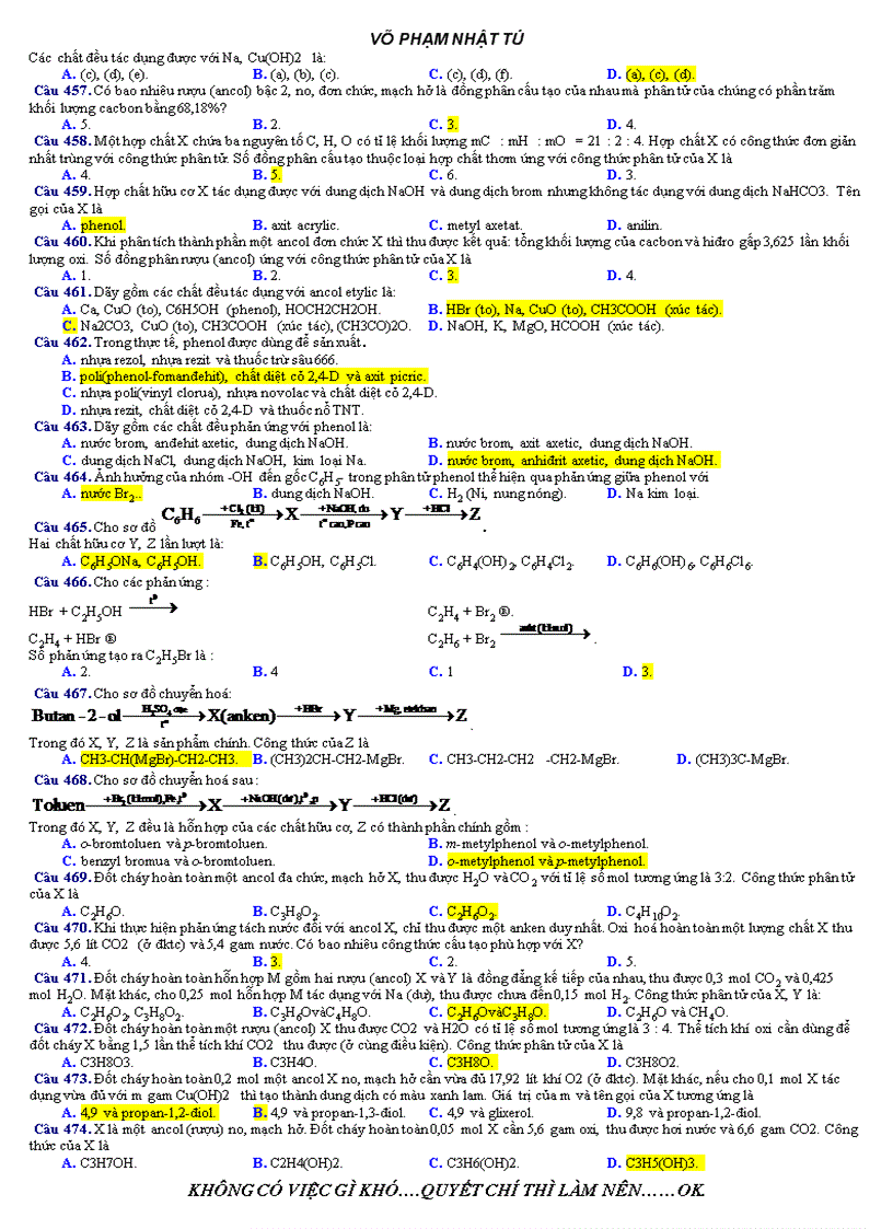 image for page Tổng hợp các dạng toán trong đề thi ĐH 2006 2009