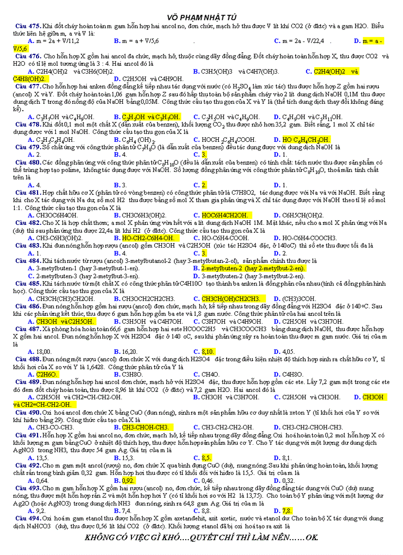 image for page Tổng hợp các dạng toán trong đề thi ĐH 2006 2009