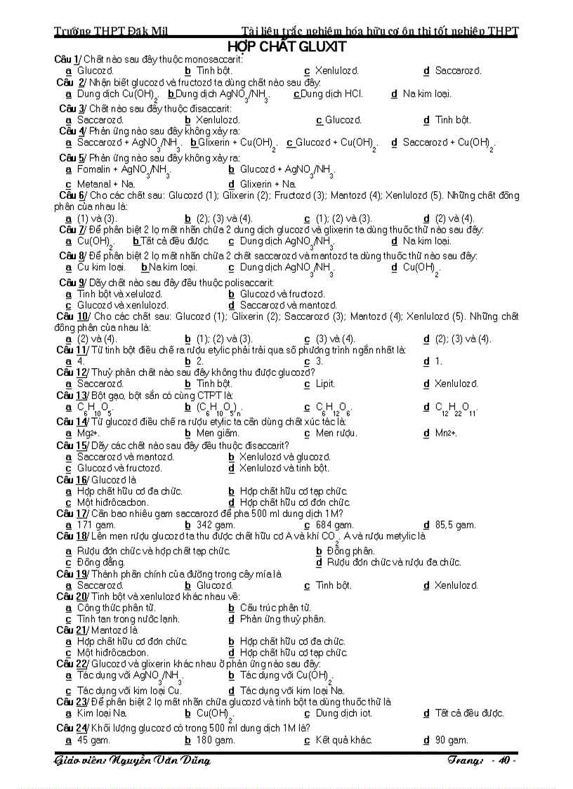 image for page Tổng hợp hóa hữu cơ toàn chương trình đm
