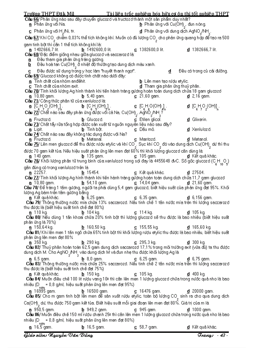 image for page Tổng hợp hóa hữu cơ toàn chương trình đm