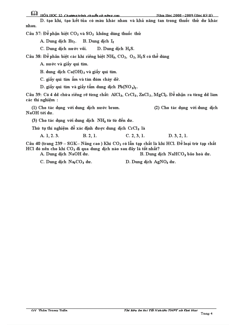 image for page Tổng hợp TN NHẬNBIẾT VÔCƠ 12 MỚI