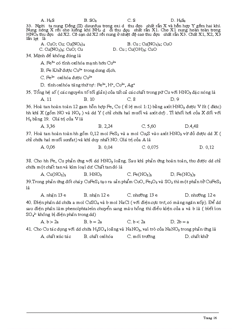 image for page TỔNG HỢP Trắc nghiệm Cr Fe Cu