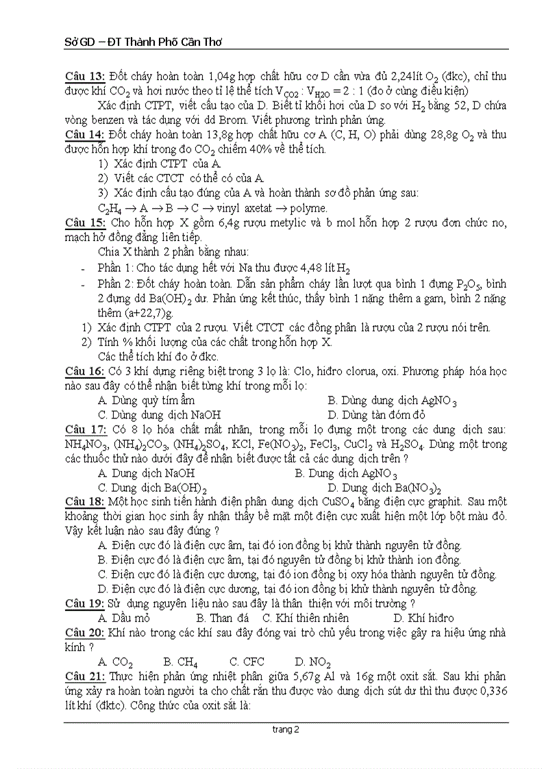 image for page Trac nghiem 12